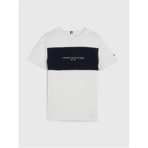 Tommy Hilfiger Essential Colorblock Tee S/S - Grey