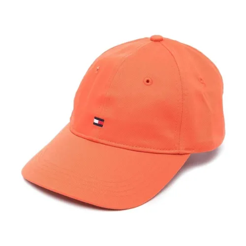 Tommy Hilfiger , essential flag cap ,Orange female, Sizes: ONE