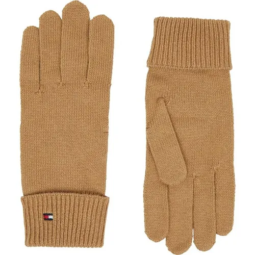Tommy Hilfiger Essential Flag Gloves - Brown