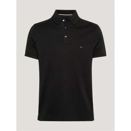 Tommy Hilfiger Essential Interlock Slim Fit Polo Shirt - Black