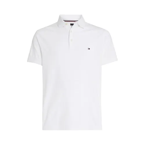 Tommy Hilfiger Essential Interlock Slim Fit Polo Shirt - White