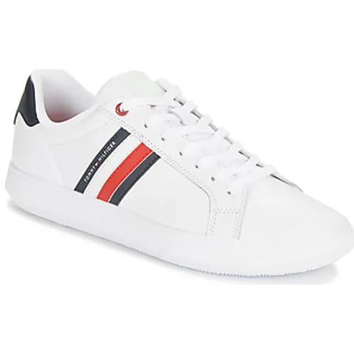 Tommy Hilfiger  ESSENTIAL LEATHER CUPSOLE  men's Shoes (Trainers) in White
