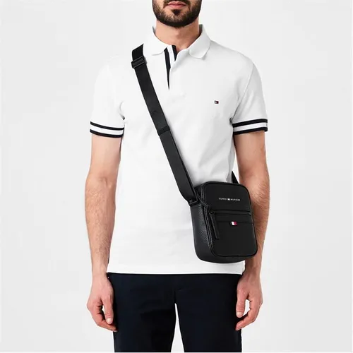 Tommy Hilfiger Essential PU Mini Reporter Bag - Black