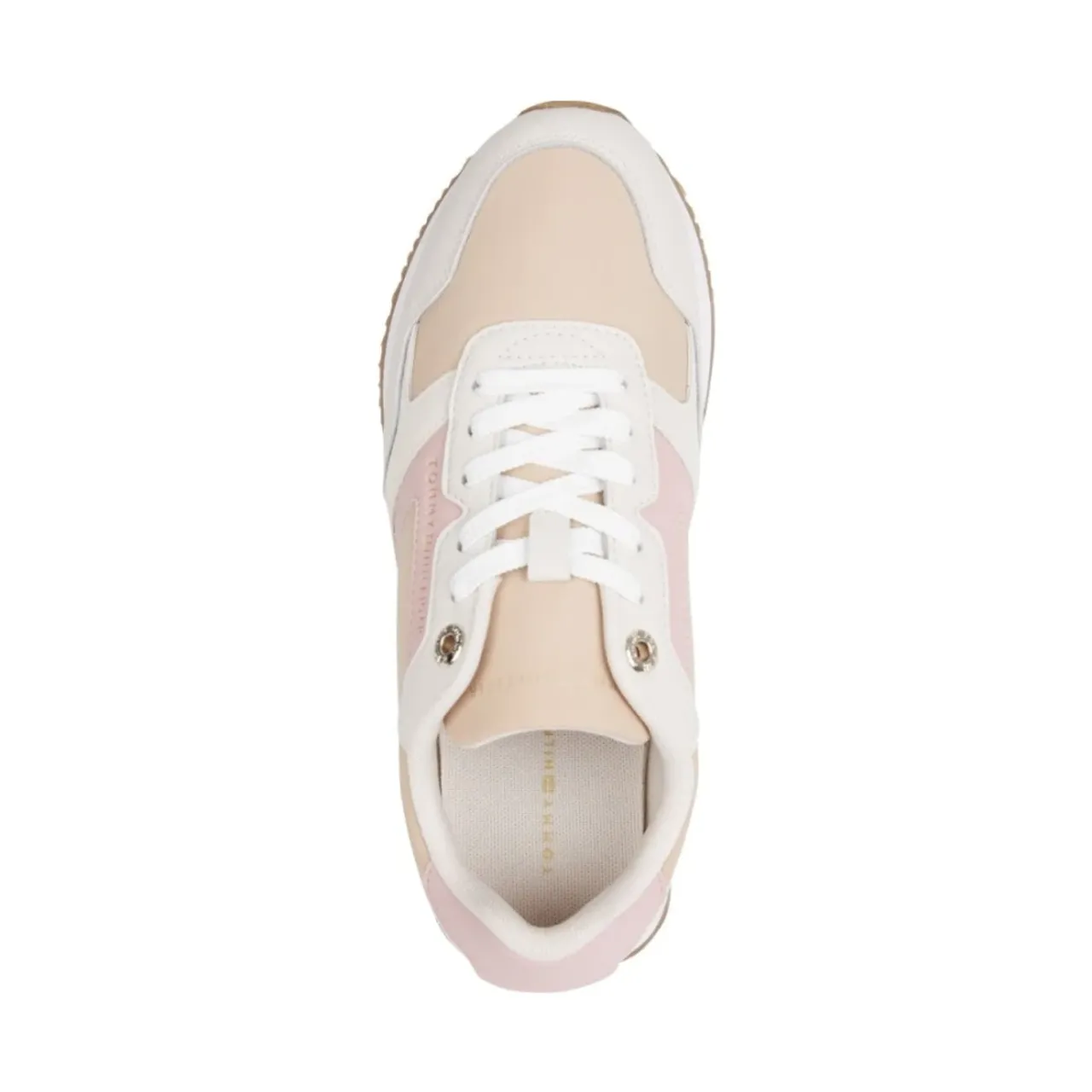Tommy Hilfiger , essential runner sport shoe ,Pink female, Sizes: