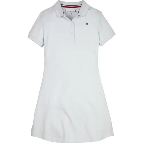 Tommy Hilfiger Essential Short Sleeve Polo Dress Junior - Blue
