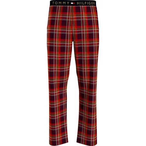Tommy Hilfiger FLANNEL PANT - Red