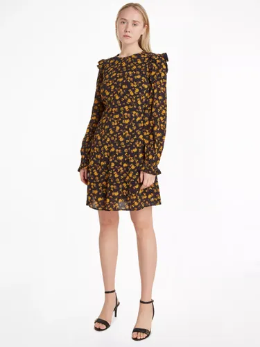 Tommy Hilfiger Floral Print Crepe Dress, Frosted Ditsy - Frosted Ditsy - Female