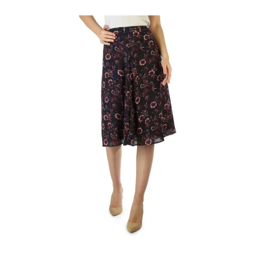 Tommy Hilfiger , Floral Print Viscose Skirt ,Blue female, Sizes: