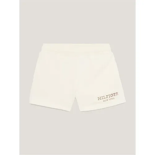 Tommy Hilfiger Foil Shorts Junior - White