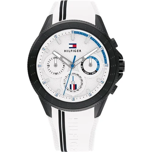 Tommy Hilfiger Gents Sport Inspired Silicone Watch - White