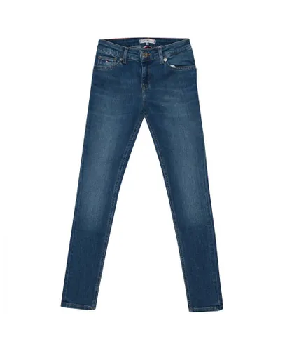 Tommy Hilfiger Girls Girl's Junior Denim Jeans in Blue Cotton