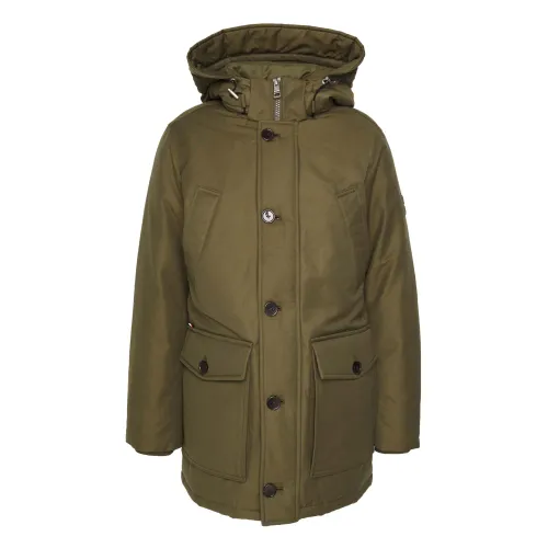 Tommy Hilfiger , Green Padded Jackets ,Green male, Sizes: