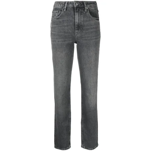 Tommy Hilfiger , Grey Straight Jeans Women Adult ,Gray female, Sizes: