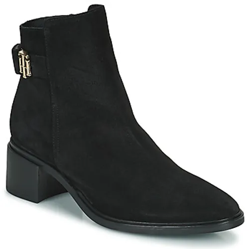 Tommy Hilfiger  HARDWARE TH MID HEEL BOOT  women's Mid Boots in Black