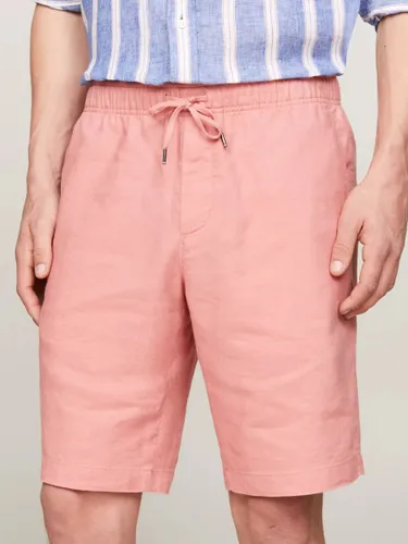 Tommy Hilfiger Harlem Linen Shorts - Teaberry Blossom - Male
