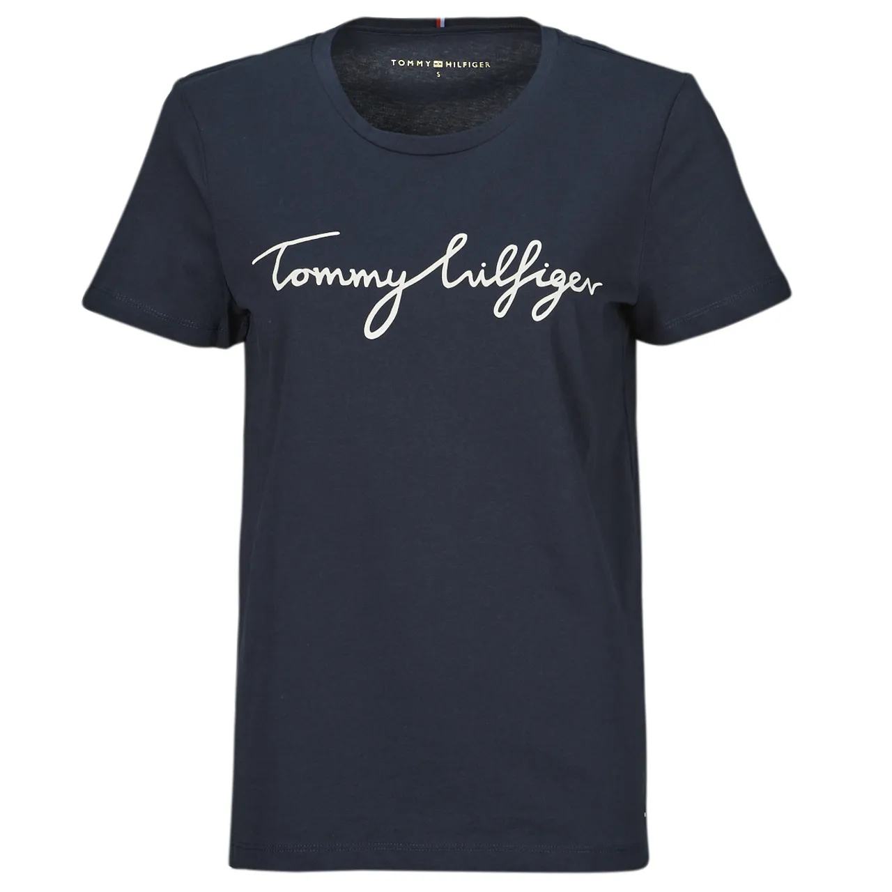 Tommy Hilfiger  HERITAGE CREW NECK GRAPHIC TEE  women's T shirt in Marine
