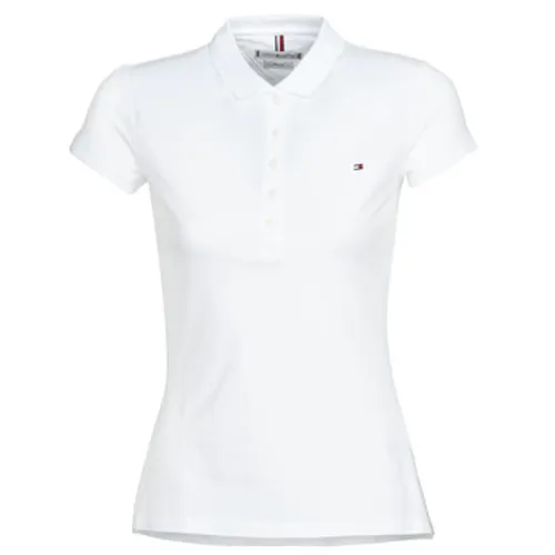 Tommy Hilfiger  HERITAGE SS SLIM POLO  women's Polo shirt in White