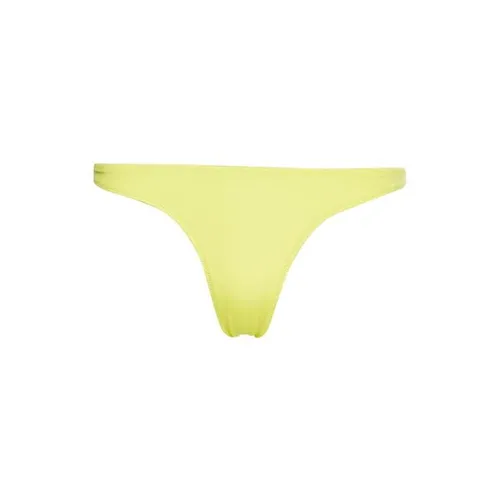 Tommy Hilfiger High Leg Cheeky Bikini - Yellow