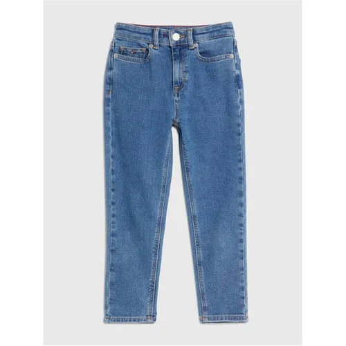 Tommy Hilfiger High Rise Tapered Jeans Juniors - Blue