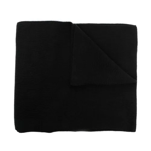Tommy Hilfiger , horizon flat knit scarf ,Black male, Sizes: ONE