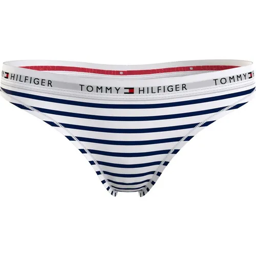 Tommy Hilfiger Icon Thong Print - Blue