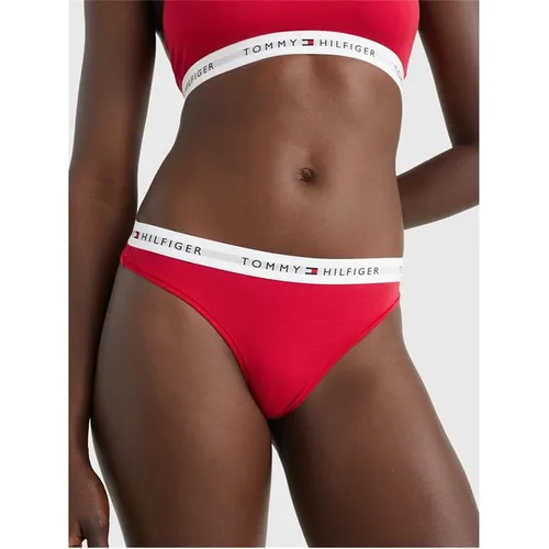 Tommy Hilfiger Icon Thong Print - Red