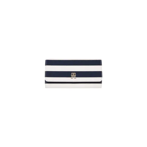 Tommy Hilfiger , Iconic Tommy Large Flap Stripe Aw0Aw14652 ,White female, Sizes: ONE SIZE