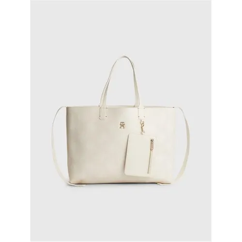 Tommy Hilfiger Iconic Tommy Tote Mono - Beige