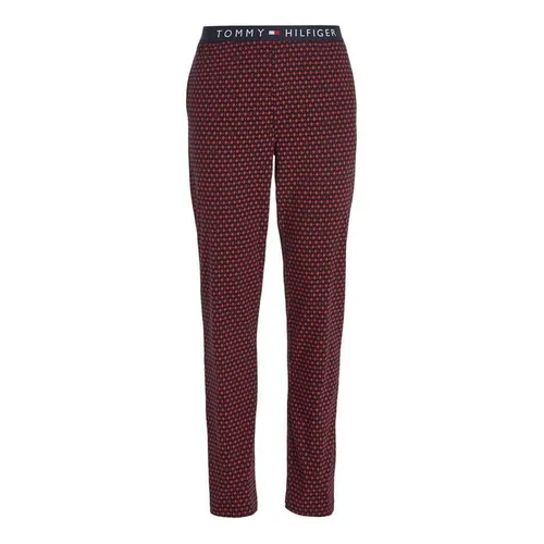Tommy Hilfiger Jersey Pant Print - Red