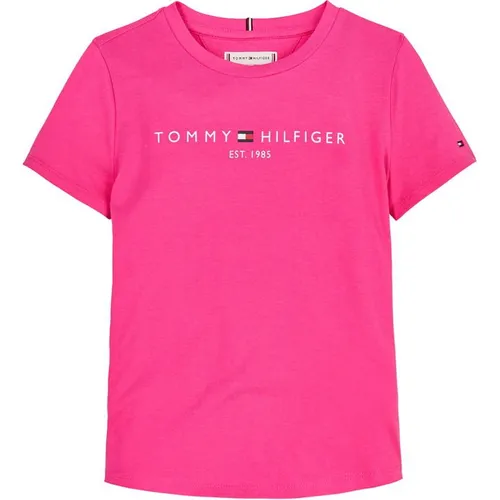 Tommy Hilfiger Junior Girls Essential T-Shirt - Pink