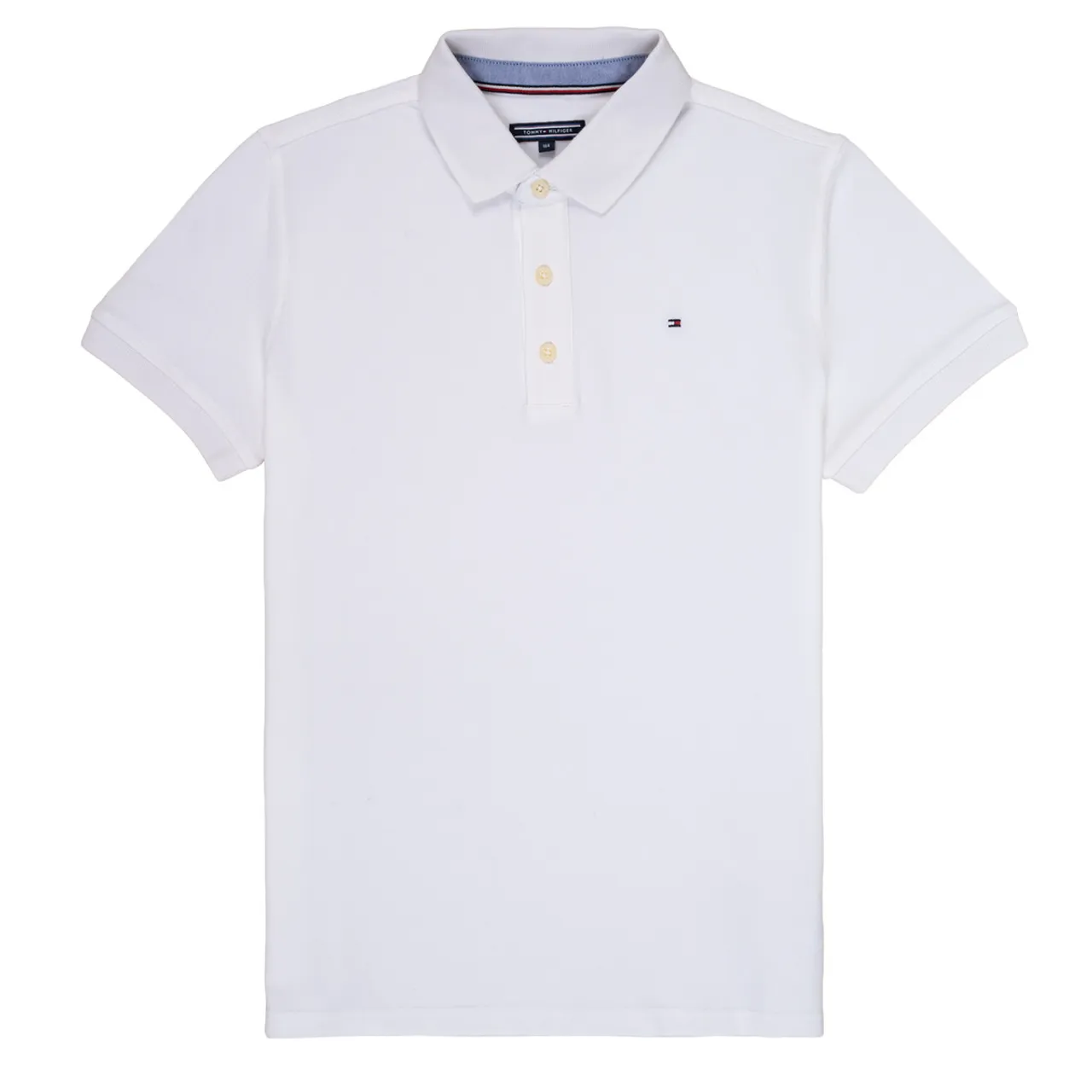 Tommy Hilfiger  KB0KB03975  boys's Children's polo shirt in White