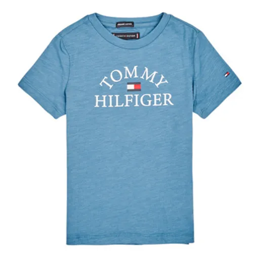 Tommy Hilfiger  KB0KB05619  boys's Children's T shirt in Blue