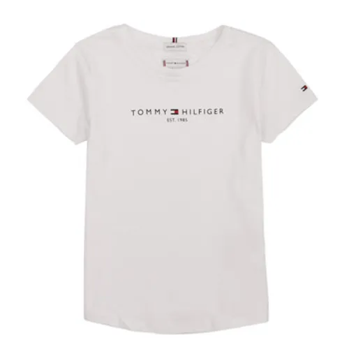 Tommy Hilfiger  KG0KG05023  girls's Children's T shirt in White