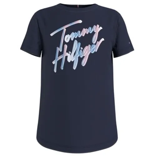 Tommy Hilfiger  KG0KG05870-C87  girls's Children's T shirt in Blue