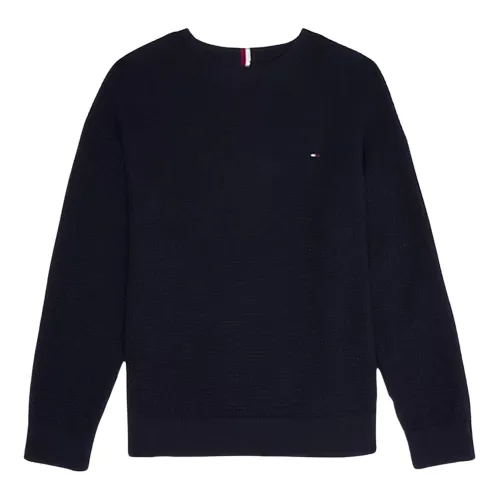 Tommy Hilfiger , Kids Essential Sweater ,Blue male, Sizes: