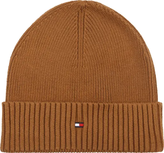 Tommy Hilfiger Knitted Beanie Brown
