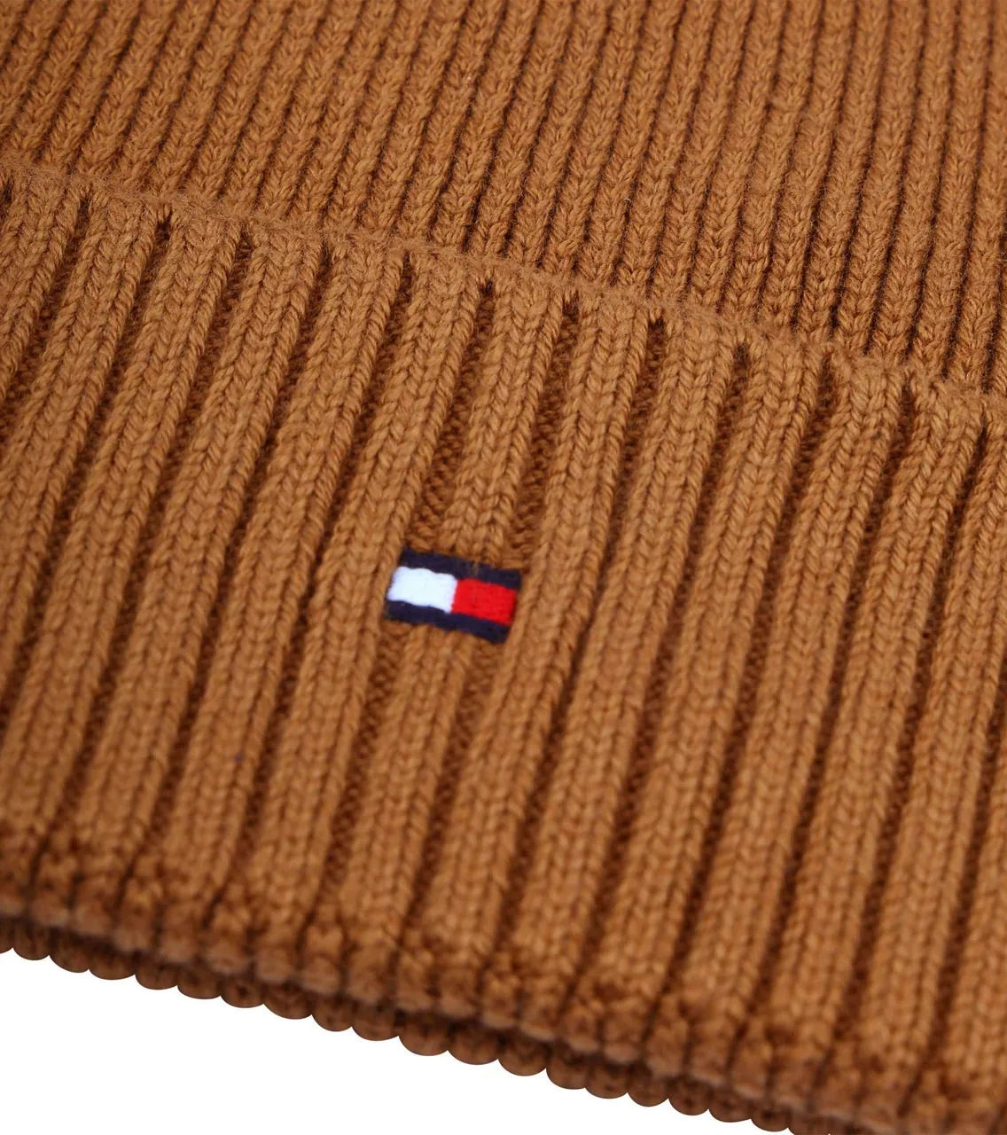 Tommy Hilfiger Knitted Beanie Brown