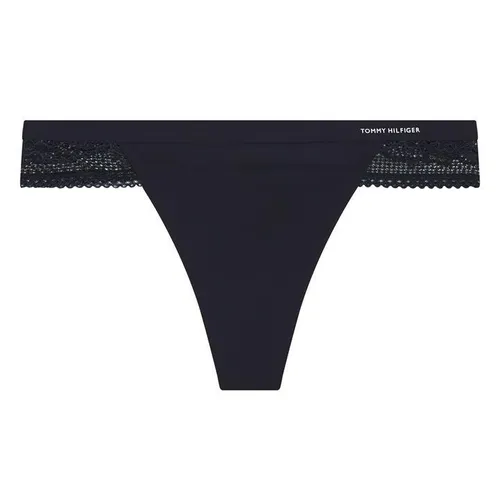 Tommy Hilfiger Lace Detail Thong - Blue