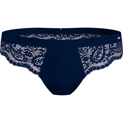 Tommy Hilfiger LACE THONG - Blue