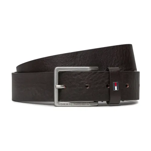 Tommy Hilfiger , Leather Belt ,Brown male, Sizes: