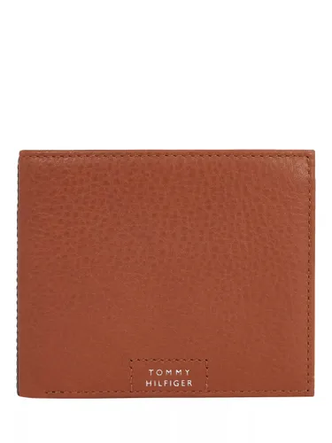 Tommy Hilfiger Leather Wallet, Dark Brown - Dark Brown - Male