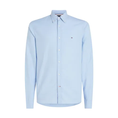 Tommy Hilfiger , Light Blue Long Sleeve Shirts ,Blue male, Sizes: