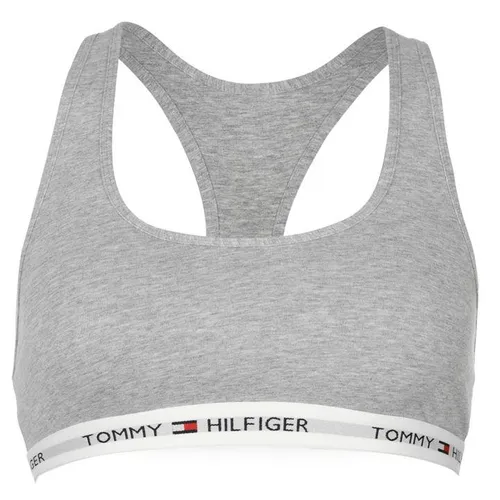 Tommy Hilfiger Logo Band Bralette - Grey