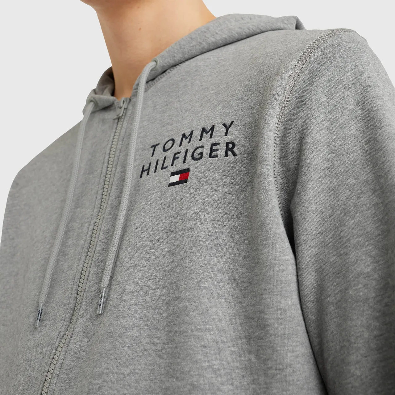 Tommy Hilfiger Logo Jersey Hoodie