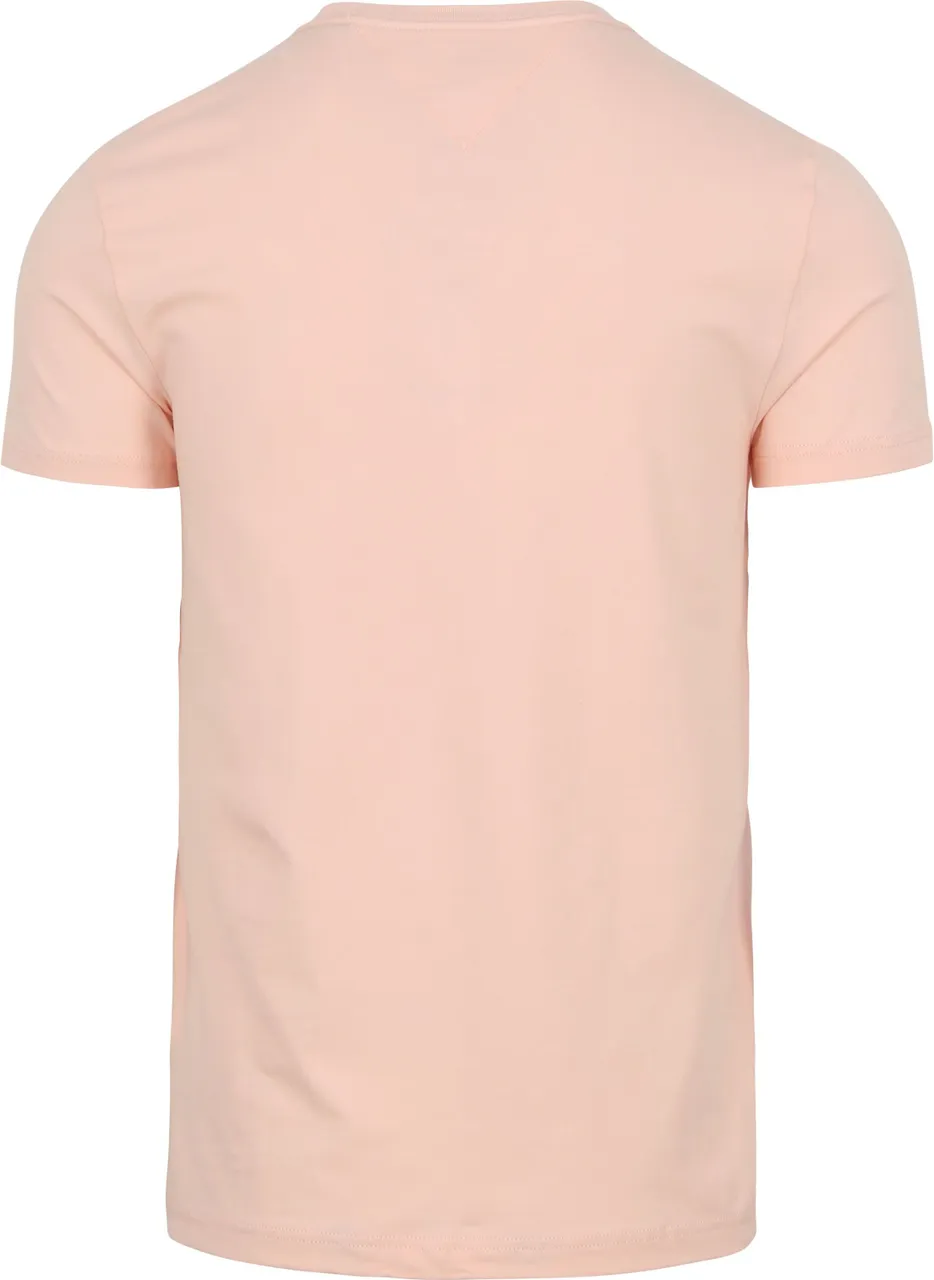 Tommy Hilfiger Logo T Shirt Light Pink