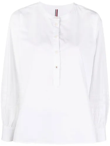 Tommy Hilfiger long-sleeve pullover blouse - White