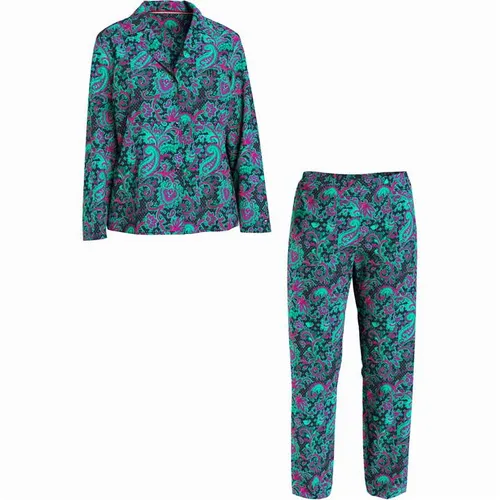 Tommy Hilfiger Long Sleeve Satin Pyjama Set - Green
