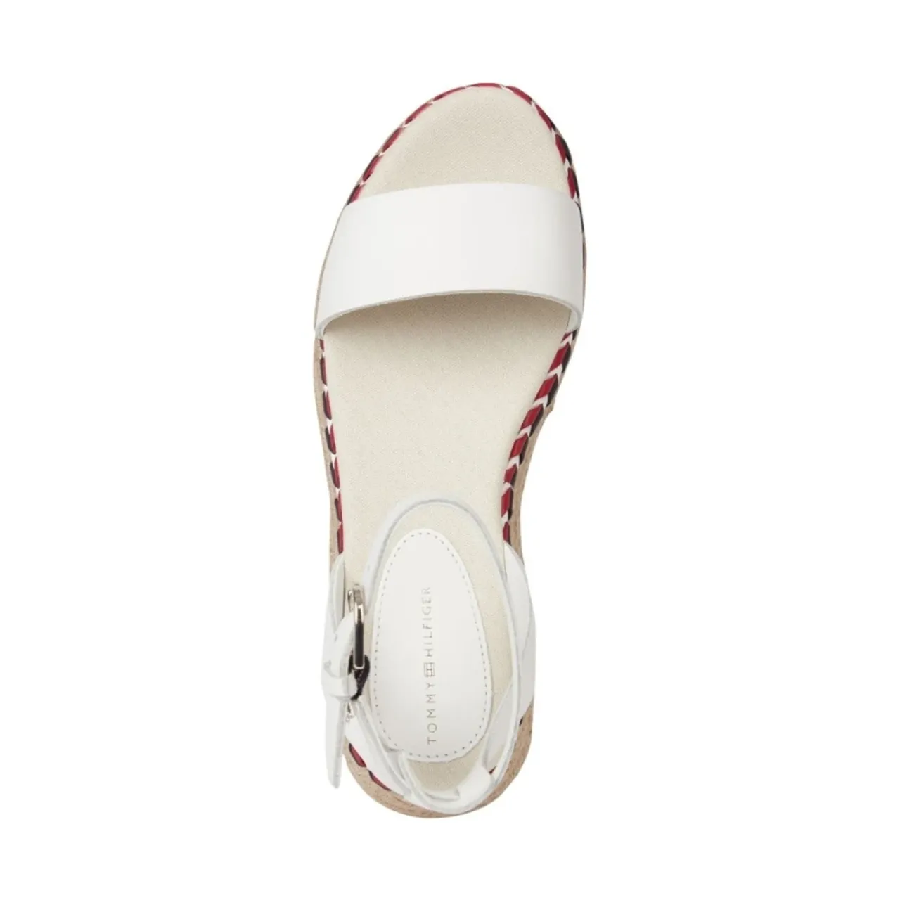 Tommy Hilfiger , low wedge sandal ,White female, Sizes: