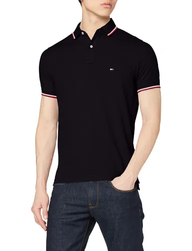 Tommy Hilfiger Men Core Tommy Tipped Short-Sleeve Polo