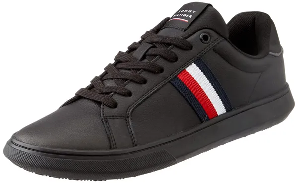 Tommy Hilfiger Men Corporate Leather Cup Stripes Cupsole